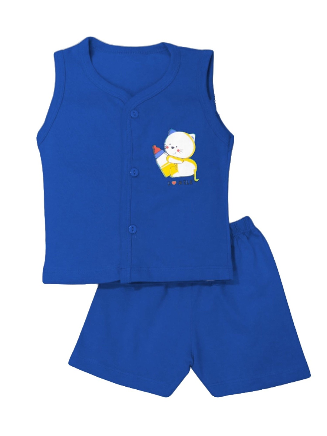 

BAESD Unisex Kids Shirt with Shorts, Blue
