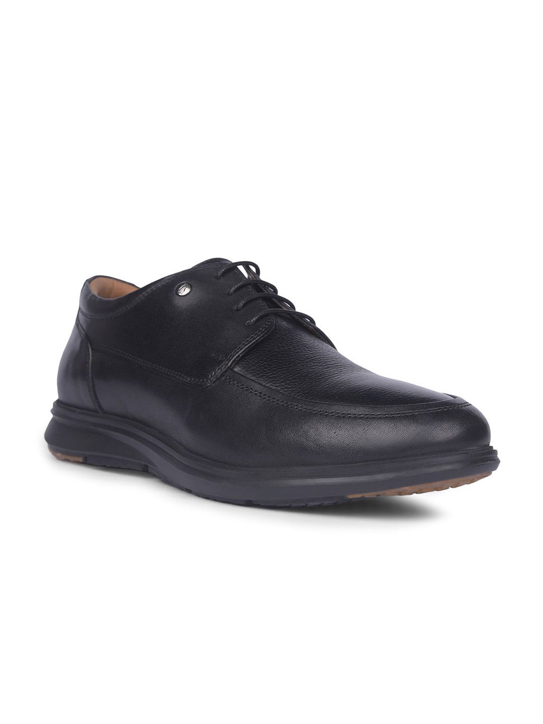 

Hush Puppies Men Leather Formal Derbys, Black