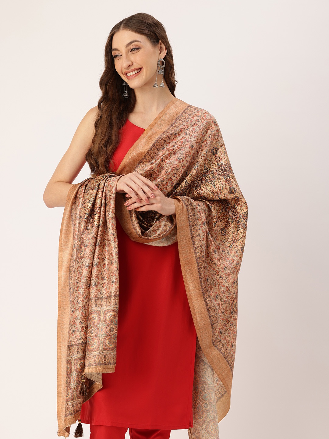 

SANGAM PRINTS Ethnic Motifs Printed Dupatta, Multi