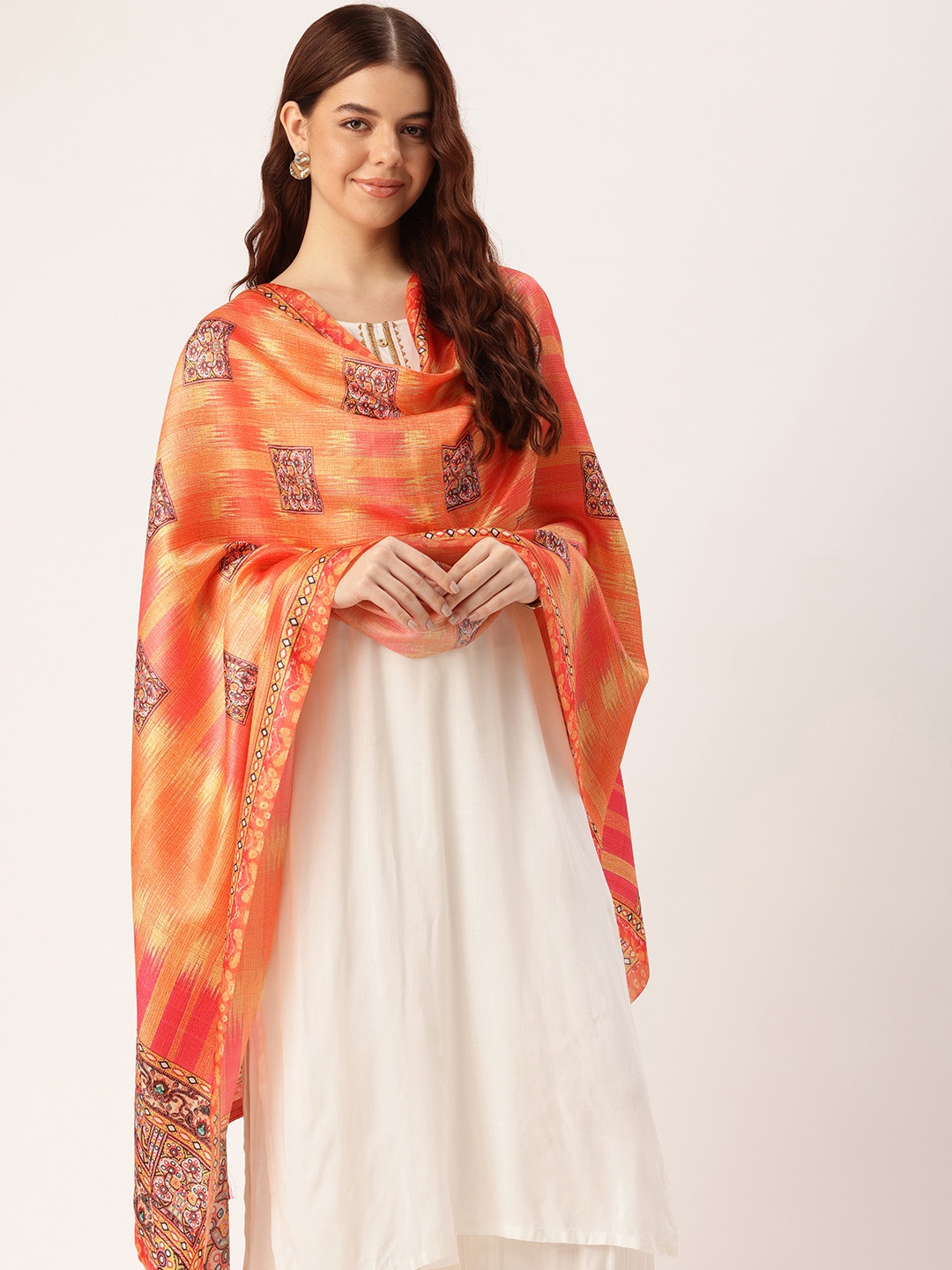 

SANGAM PRINTS Ethnic Motifs Printed Dupatta, Multi