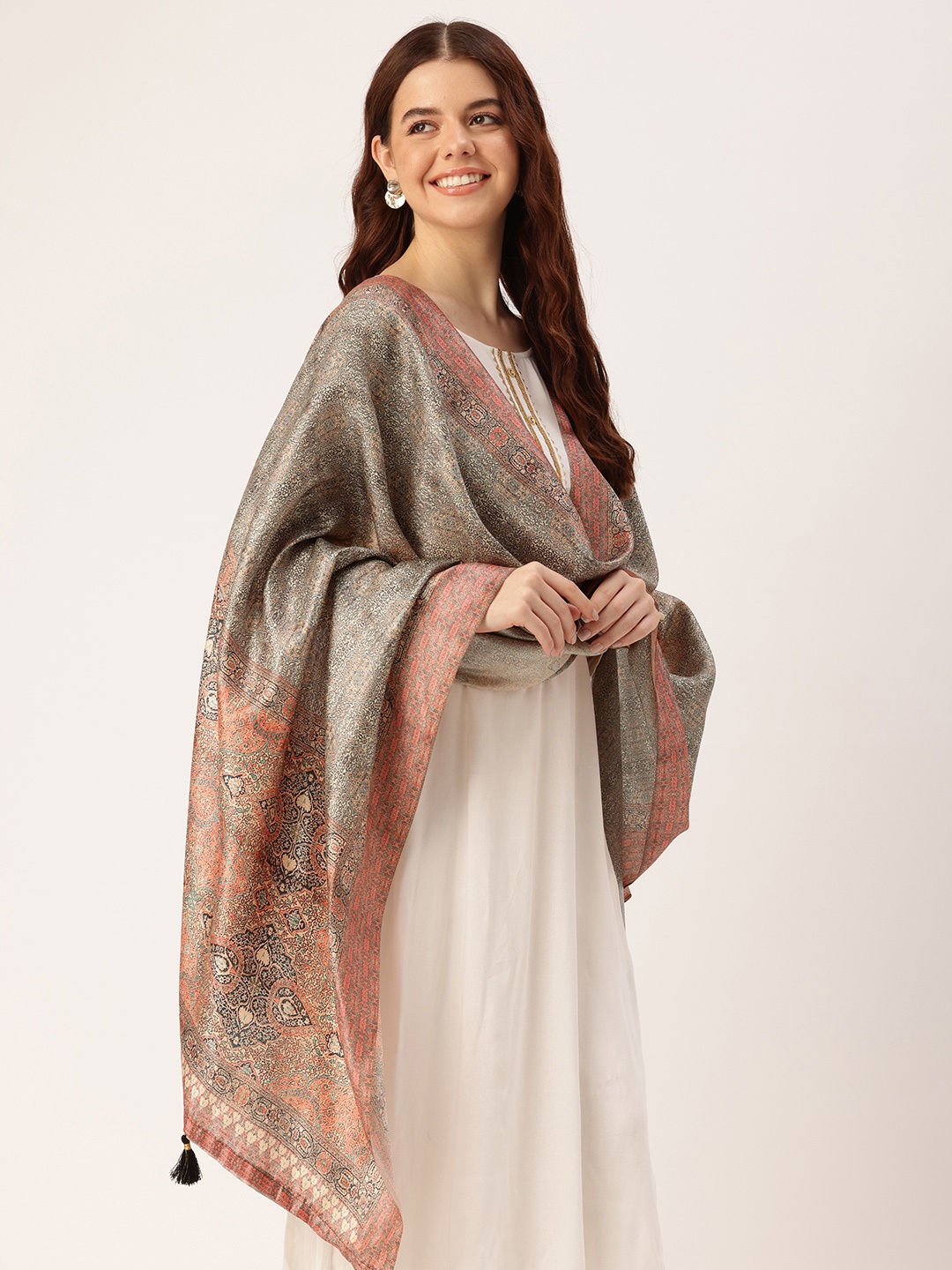 

SANGAM PRINTS Ethnic Motifs Printed Dupatta, Multi