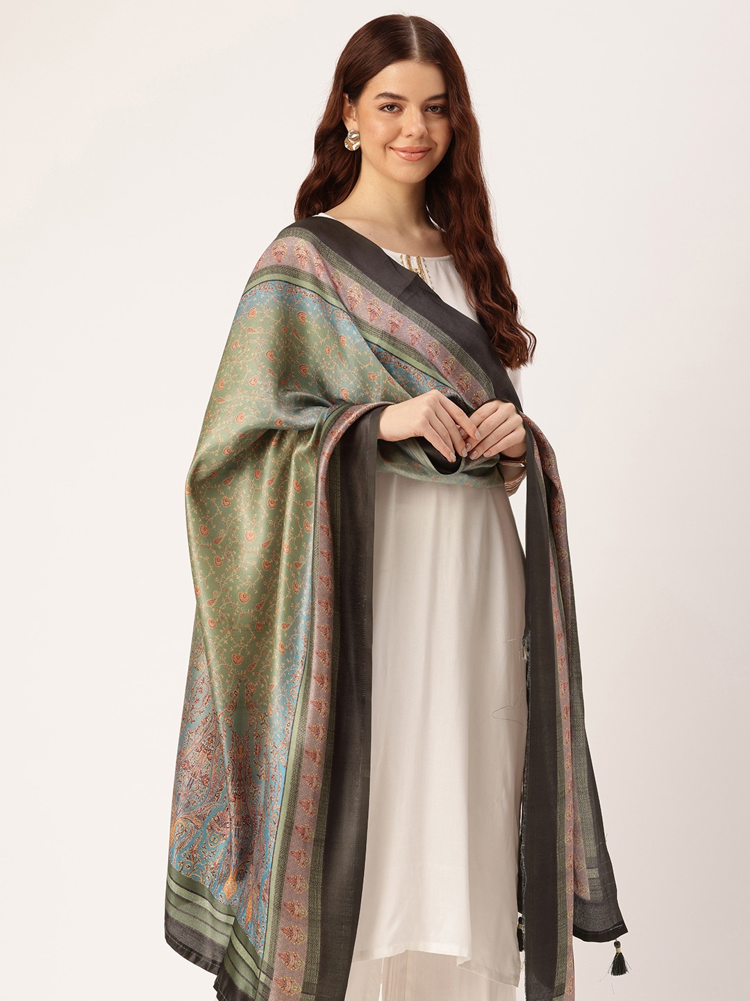 

SANGAM PRINTS Ethnic Motifs Printed Dupatta, Multi