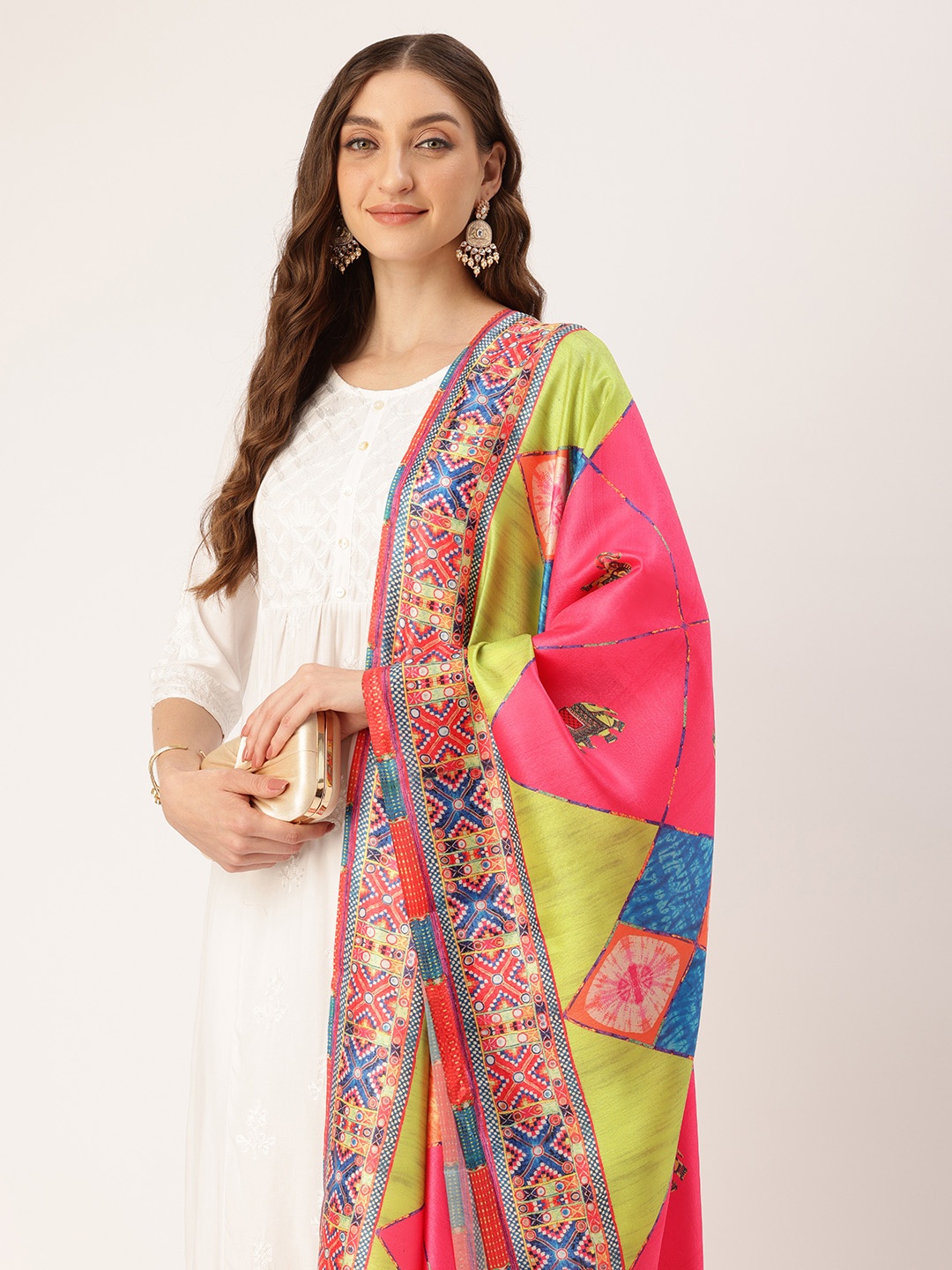 

SANGAM PRINTS Printed Dupatta, Multi