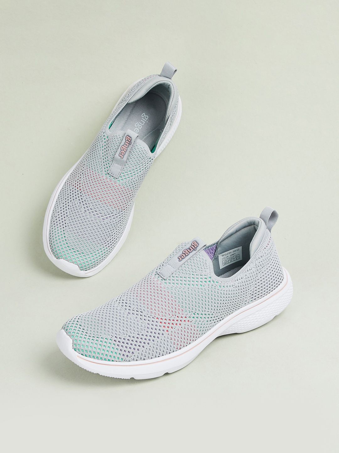 

Ginger by Lifestyle Women Round Toe Comfort Insole Slip-On Sneakers, Grey