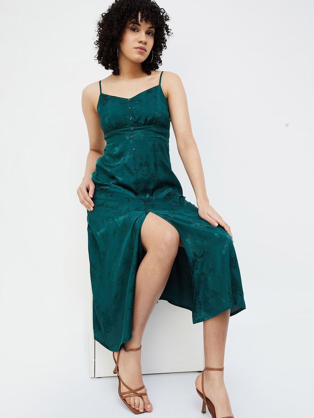 

Ginger by Lifestyle Sheath Midi Dress, Green