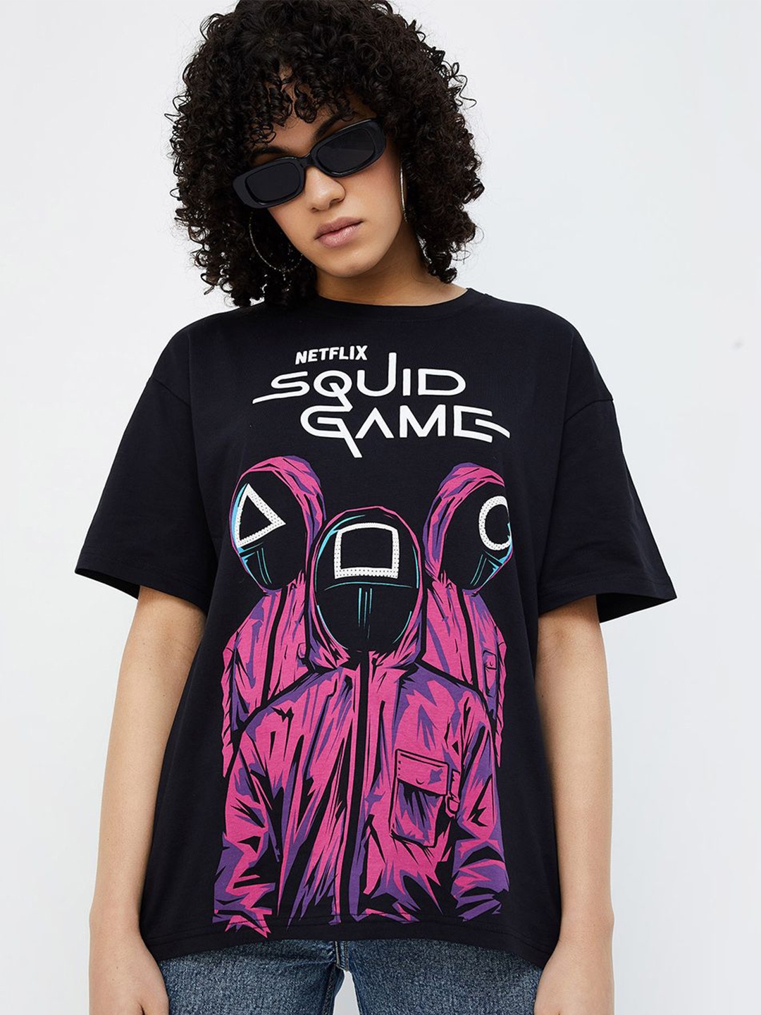 

Ginger by Lifestyle Women Squid Game T Shirt, Black
