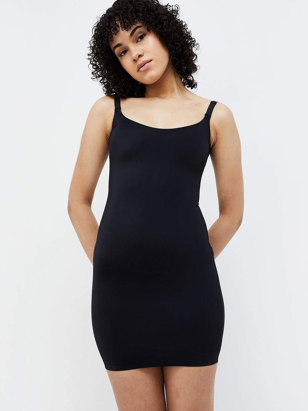 

Ginger by Lifestyle Women Shoulder Strap Body Shapewear, Black