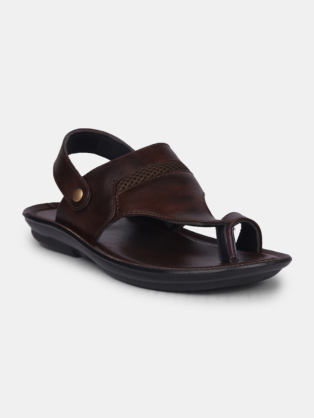 

Bata Men Buckle Comfort Sandals, Brown