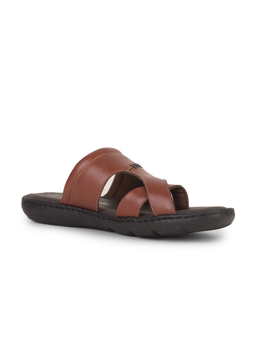 

Hush Puppies Men Leather Comfort Sandals, Tan