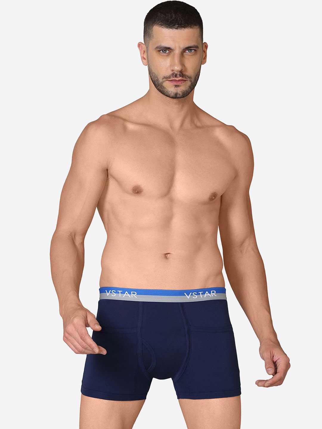 

VStar Cotton Mid-Rise Trunk ARROW NEO-DEEP_NAVY, Navy blue