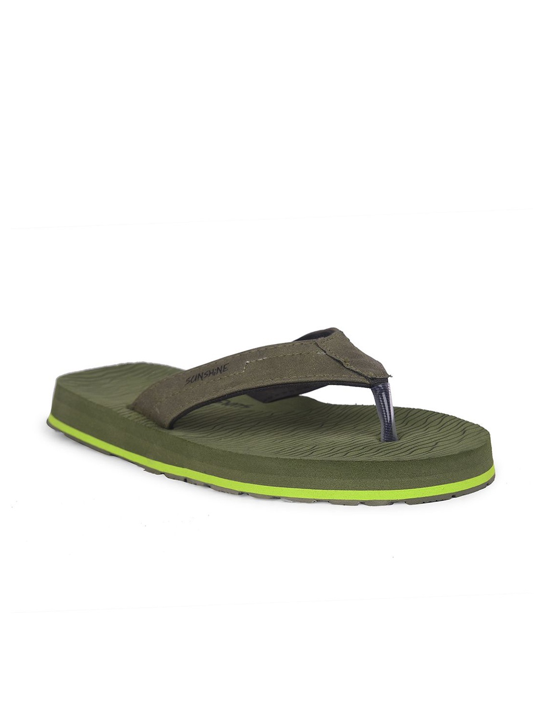 

Sunshine by Bata Men Thong Flip-Flops, Olive