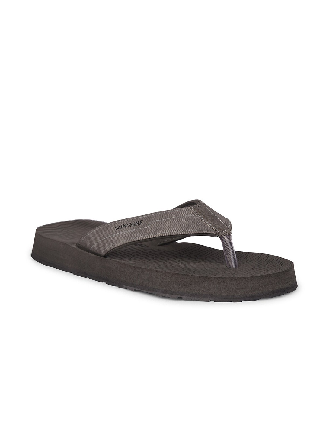 

Sunshine by Bata Men Thong Flip-Flops, Grey