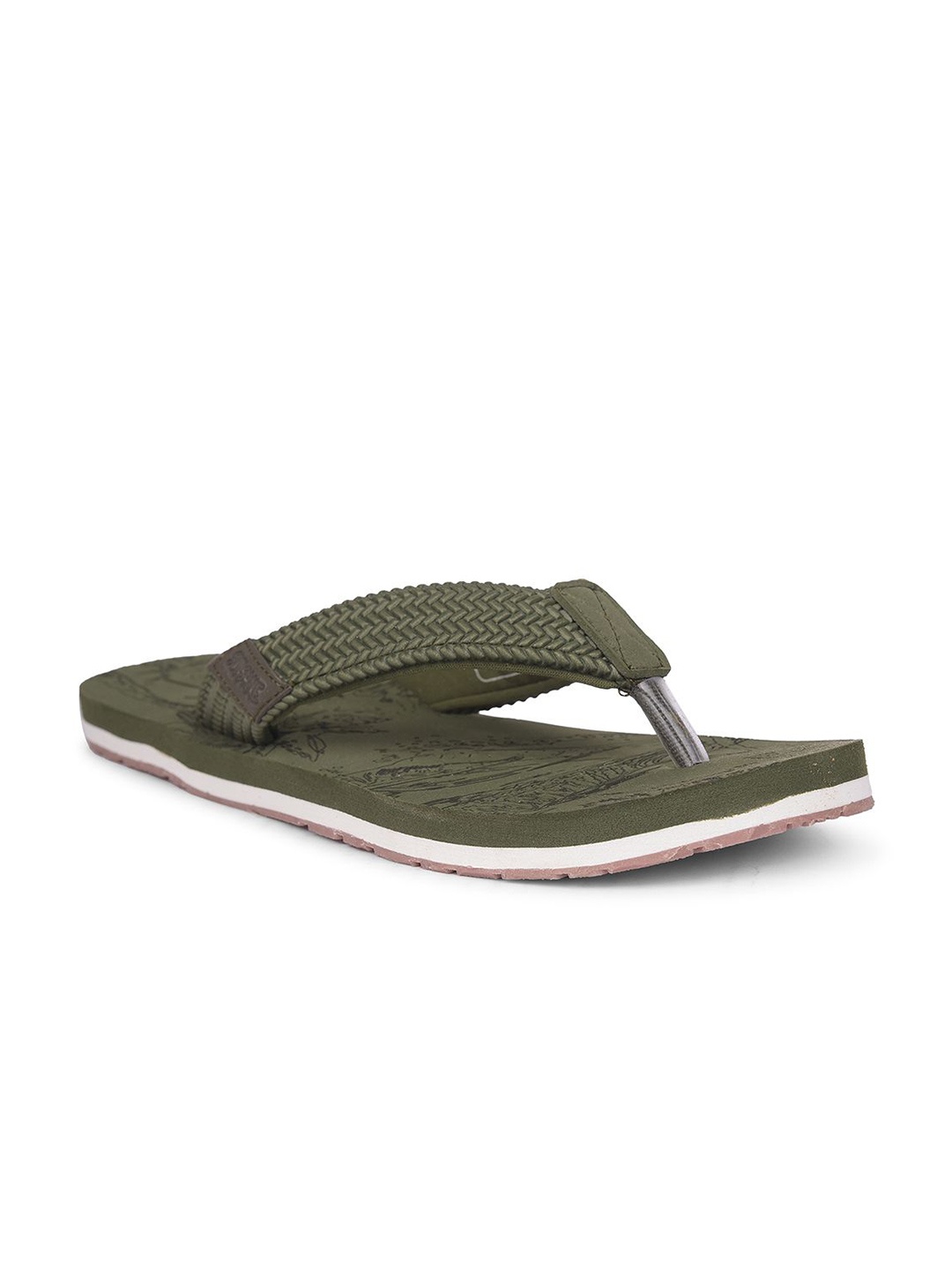 

Sunshine by Bata Men Thong Flip-Flops, Olive