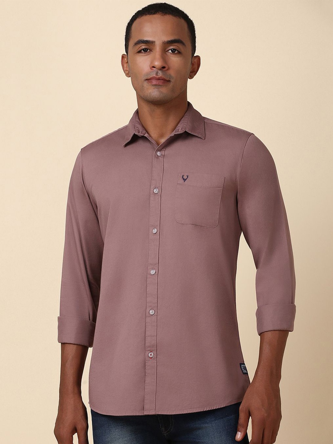 

Allen Solly Men Opaque Casual Shirt, Pink