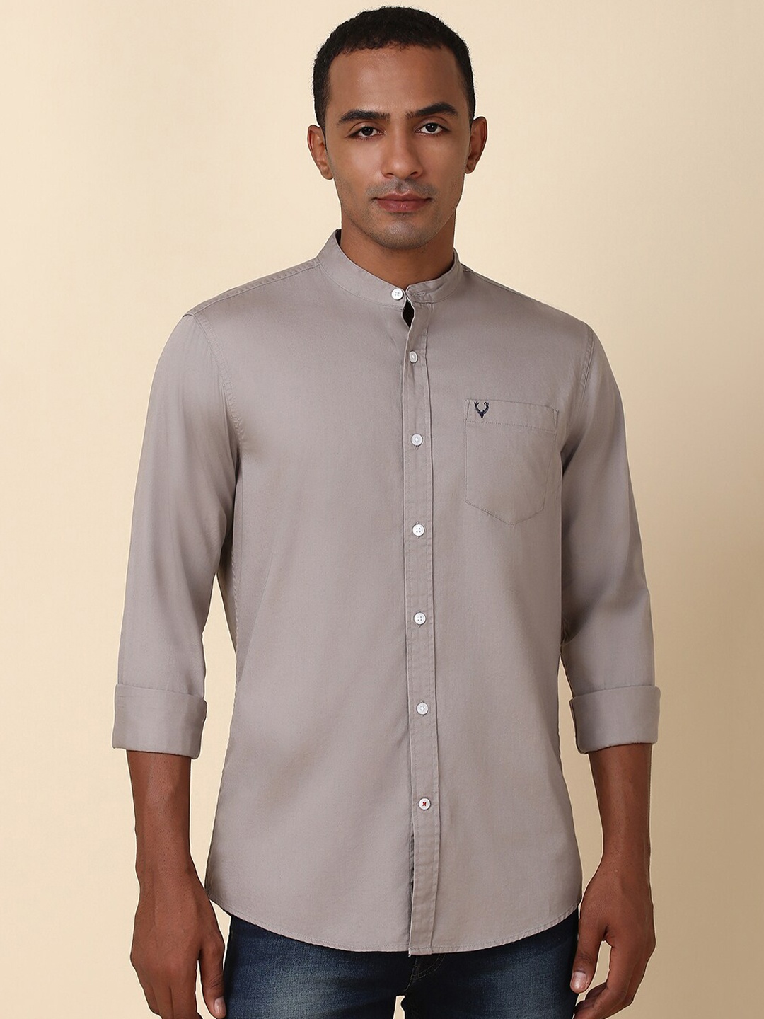 

Allen Solly Men Opaque Casual Shirt, Grey