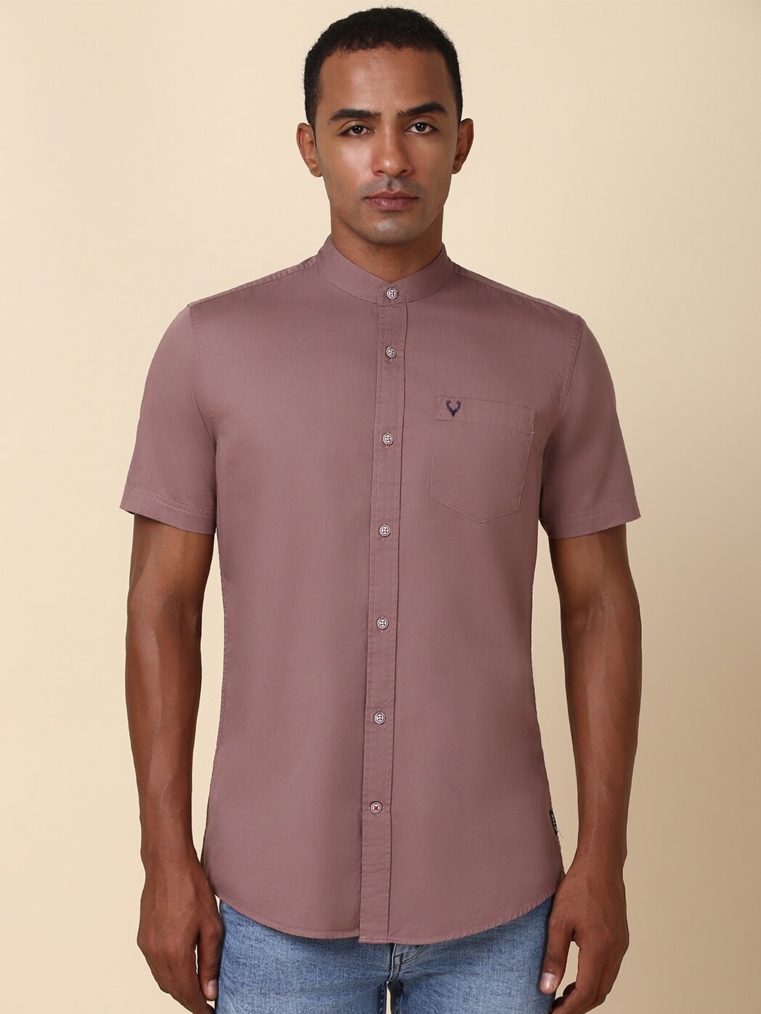 

Allen Solly Men Opaque Casual Shirt, Pink