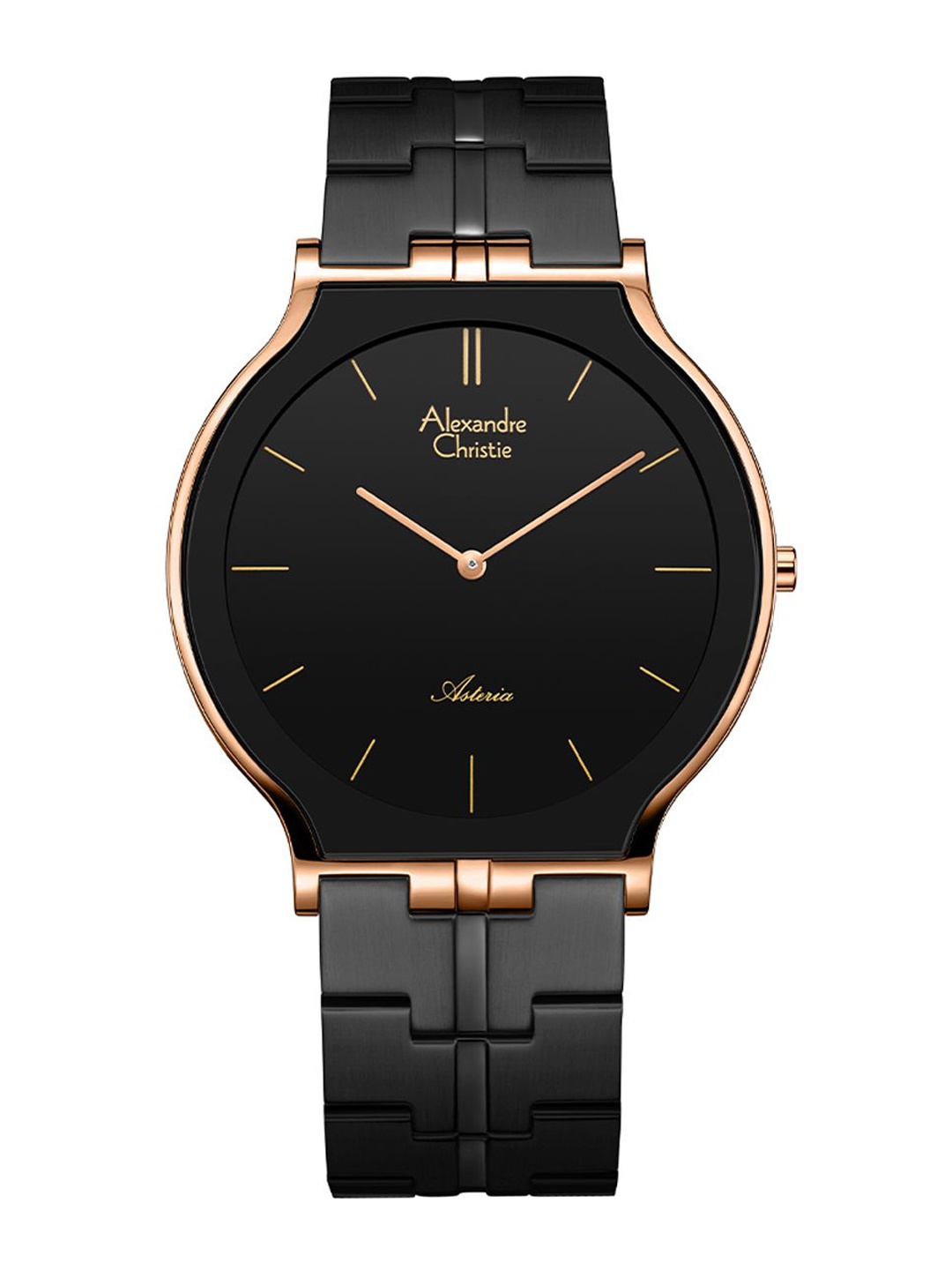 

Alexandre Christie Men Dial & Bracelet Style Straps Analogue Watch 8410MHBBRBA, Black