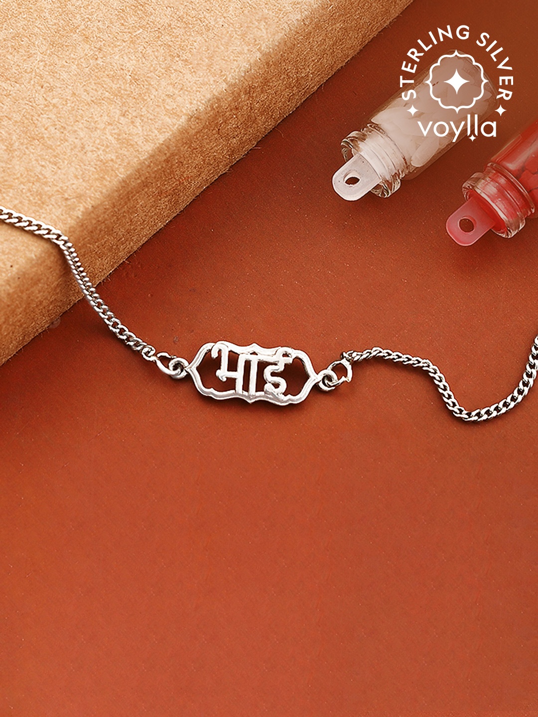 

Studio Voylla Sterling Silver Wraparound Rakhi