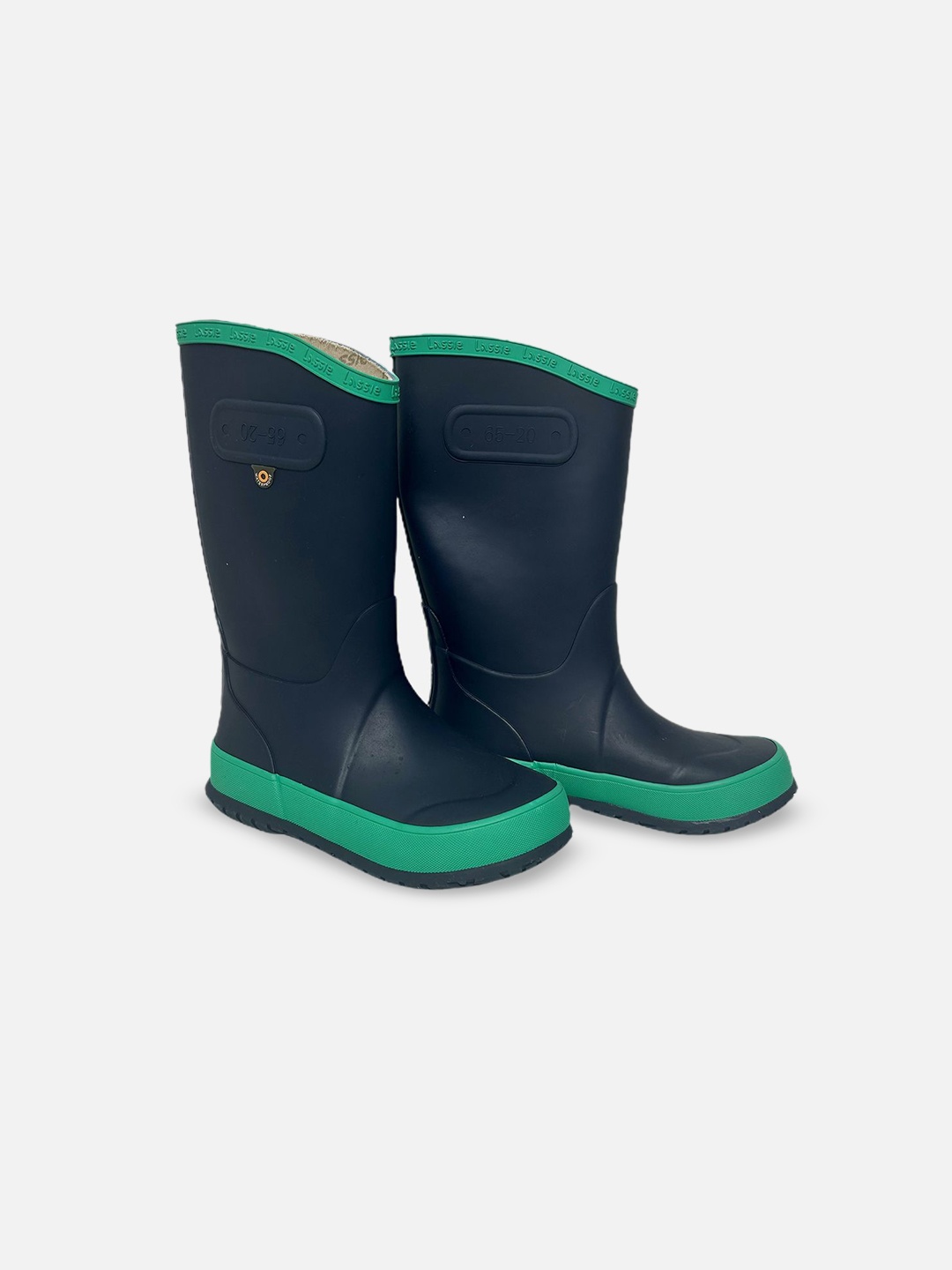 

Little Surprise Box LLP Kids Calf-Length Rain Gumboots, Black