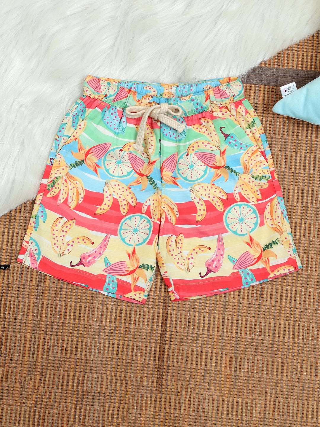 

The Lion and The Fish Boys Printed Shorts, Multi