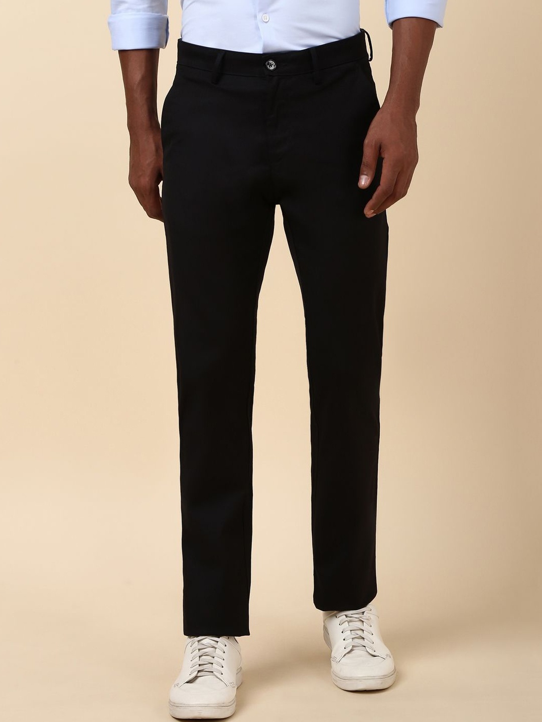 

Allen Solly Men Chinos Trousers, Black