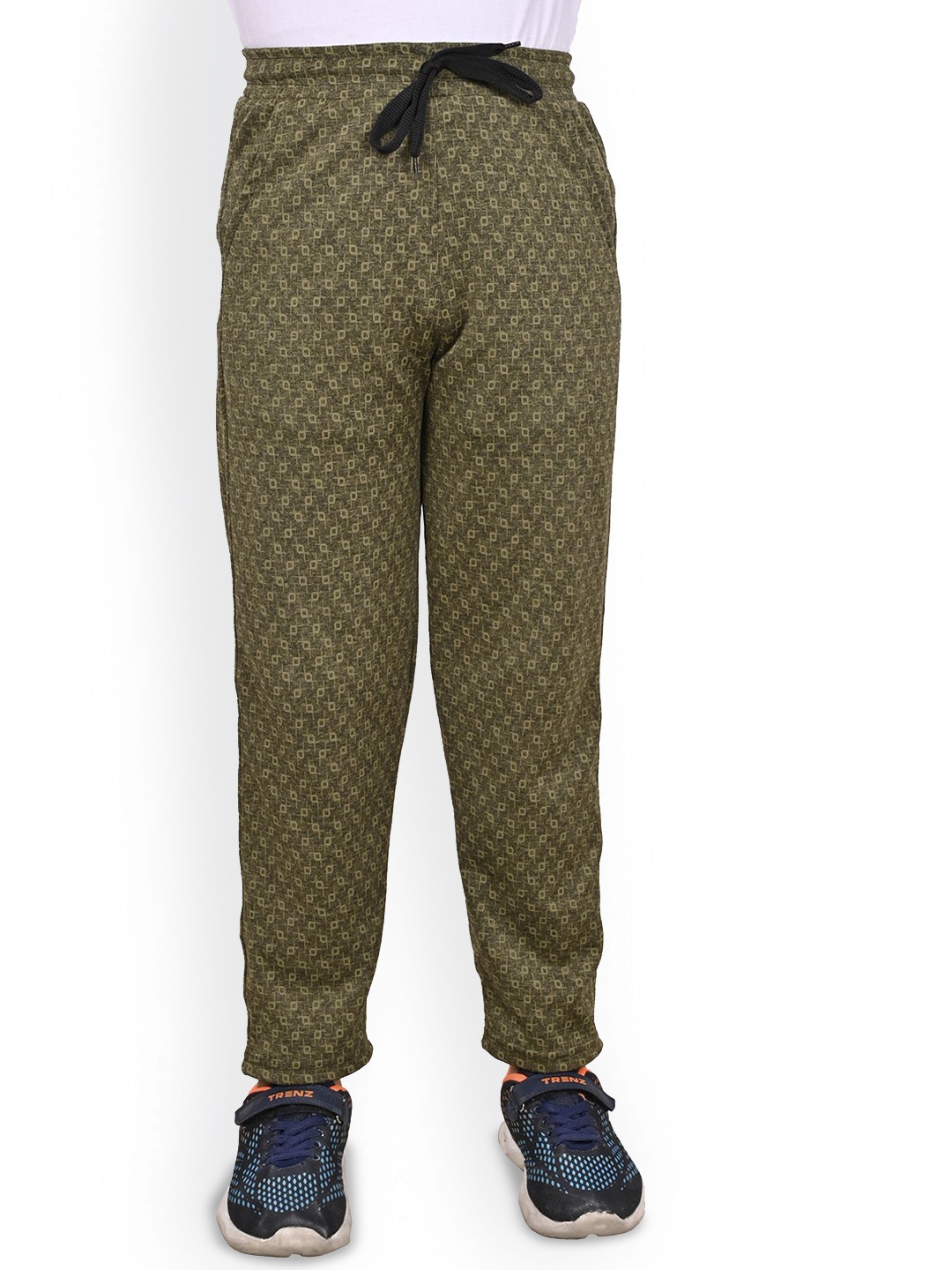 

BAESD Boys Printed Mid-Rise Track Pant, Olive