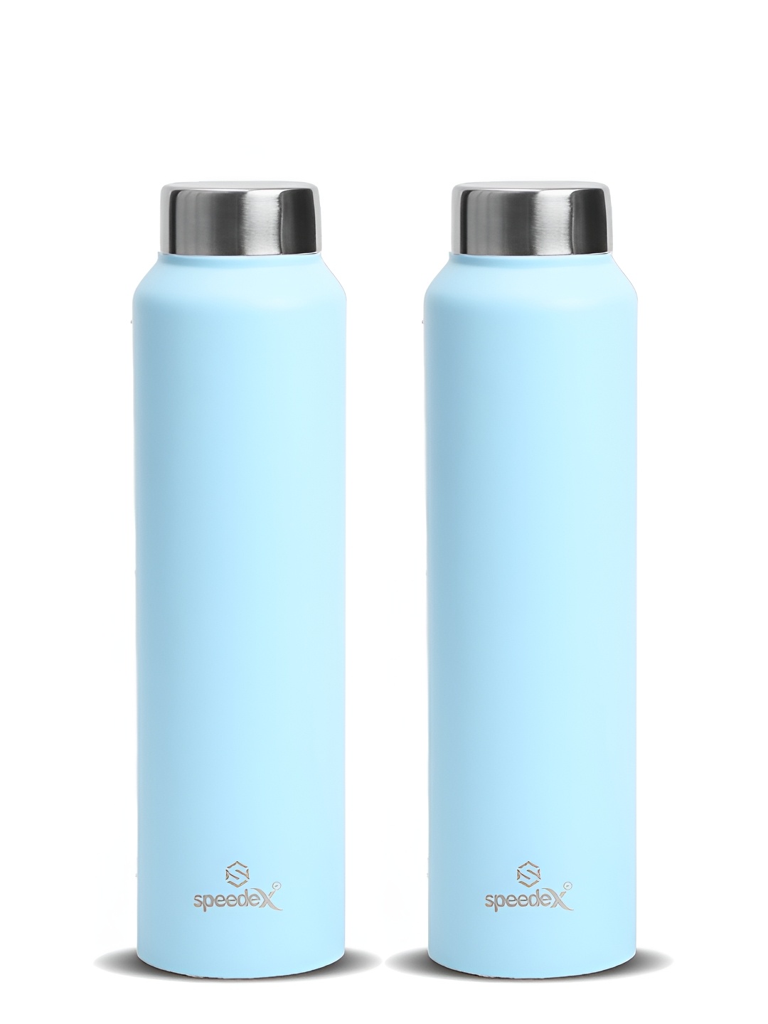 

Speedex Blue Set of 2 Stainless Steel Solid Water Bottle
