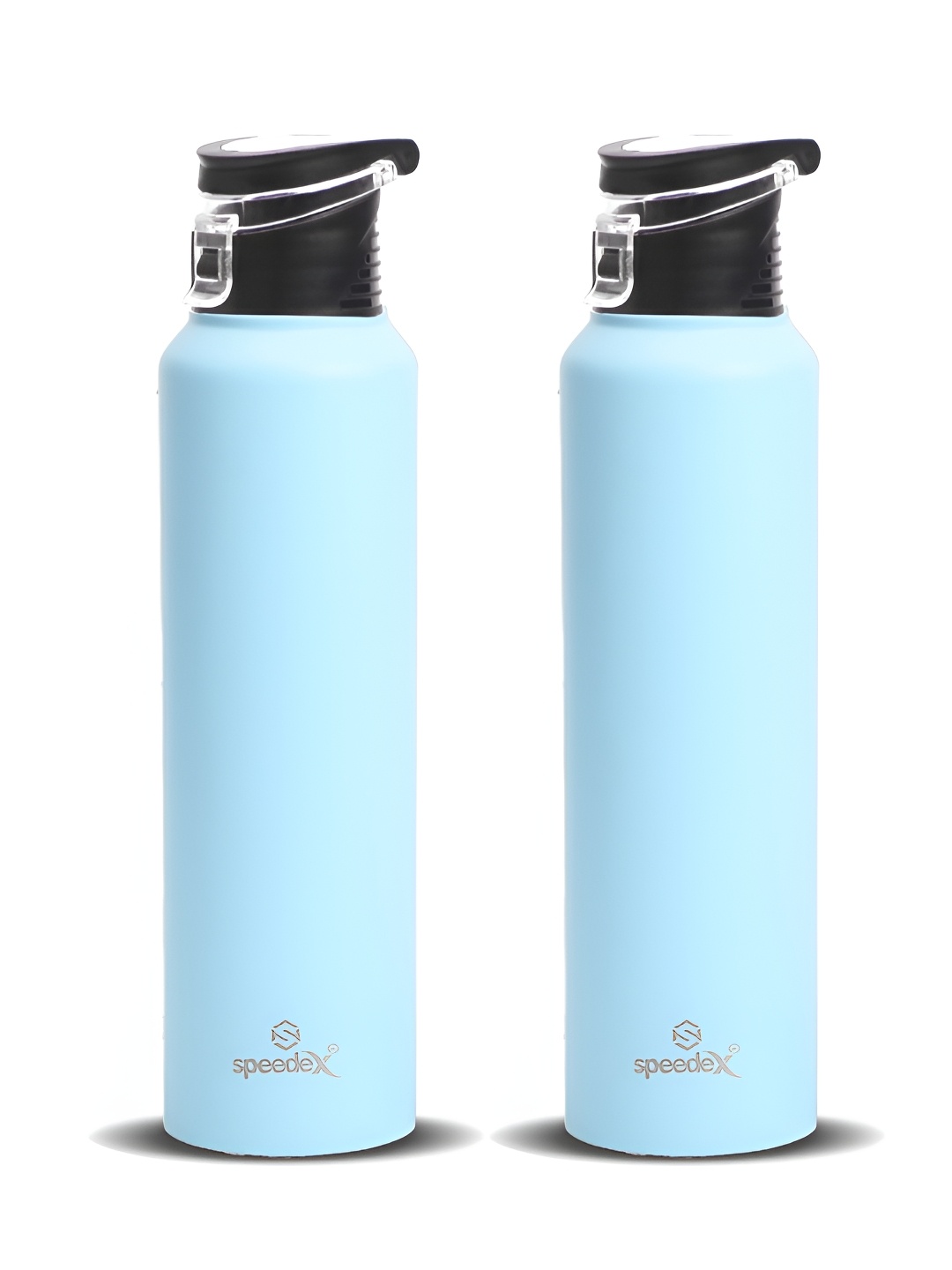 

Speedex Blue Set of 2 Stainless Steel Solid Water Bottle