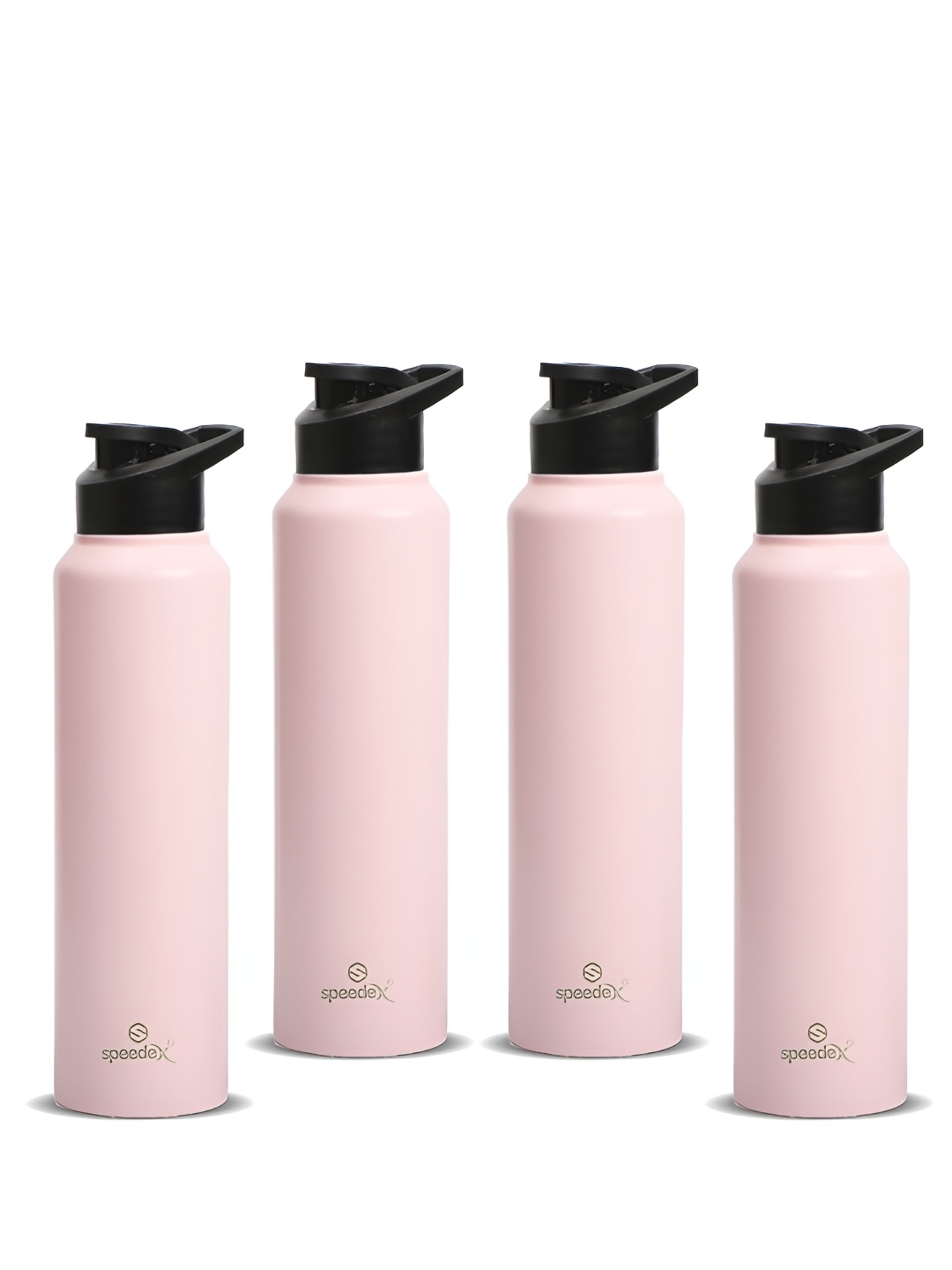 

Speedex Pink Set of 4 Stainless Steel Solid Water Bottle