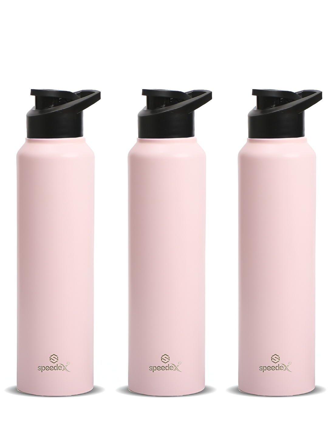 

Speedex Pink Set of 3 Stainless Steel Solid Water Bottle