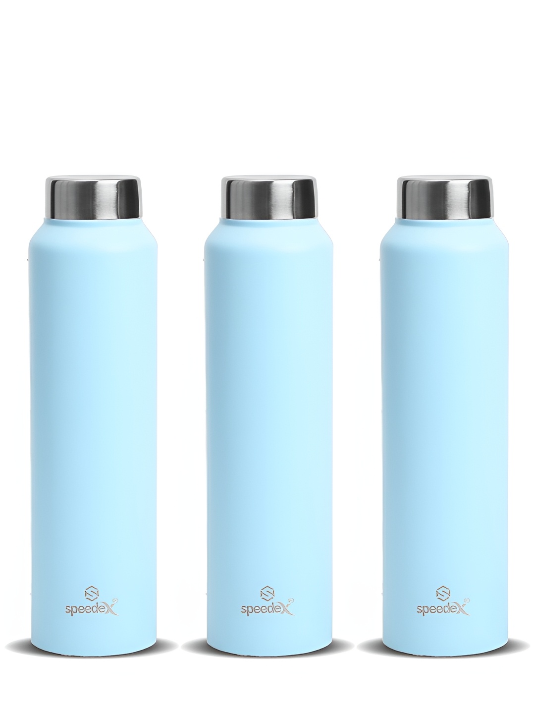 

Speedex Blue Set of 3 Stainless Steel Solid Water Bottle