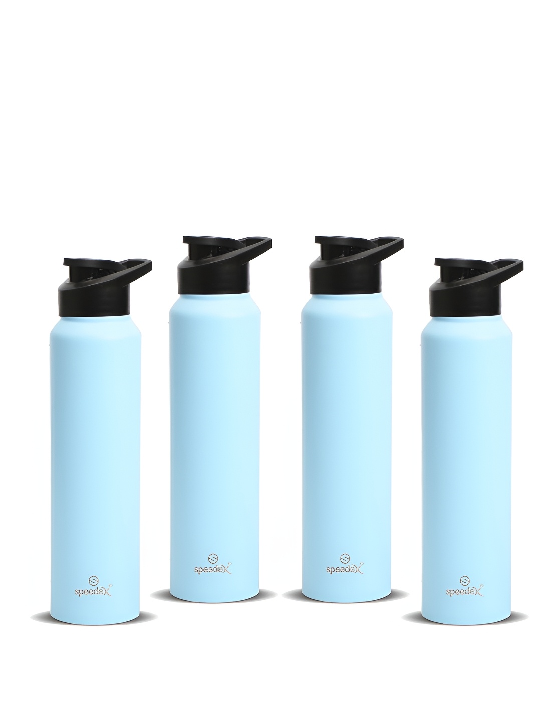 

Speedex Blue Set of 4 Stainless Steel Solid Water Bottle