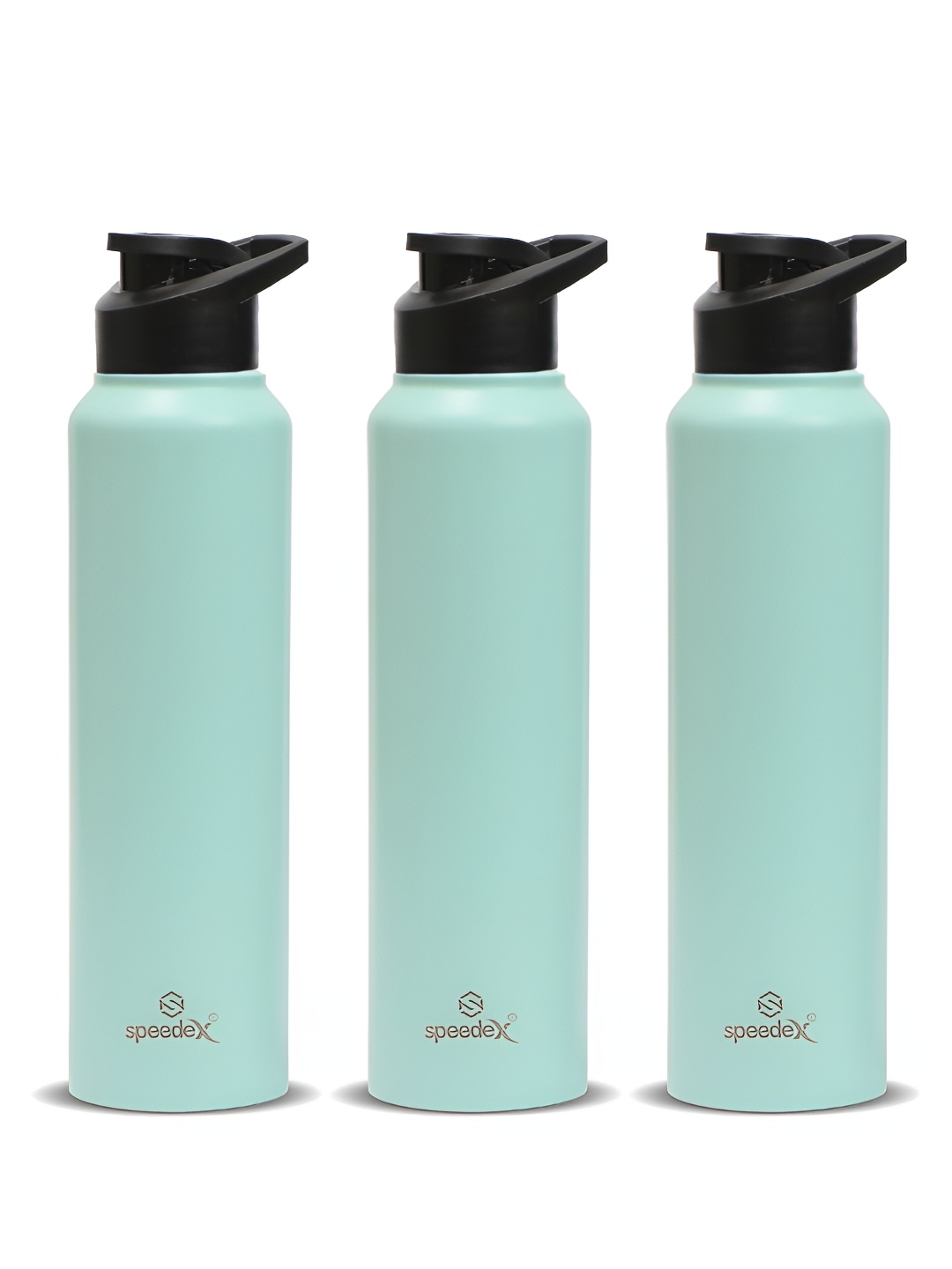 

Speedex Green Set of 3 Stainless Steel Solid Water Bottle