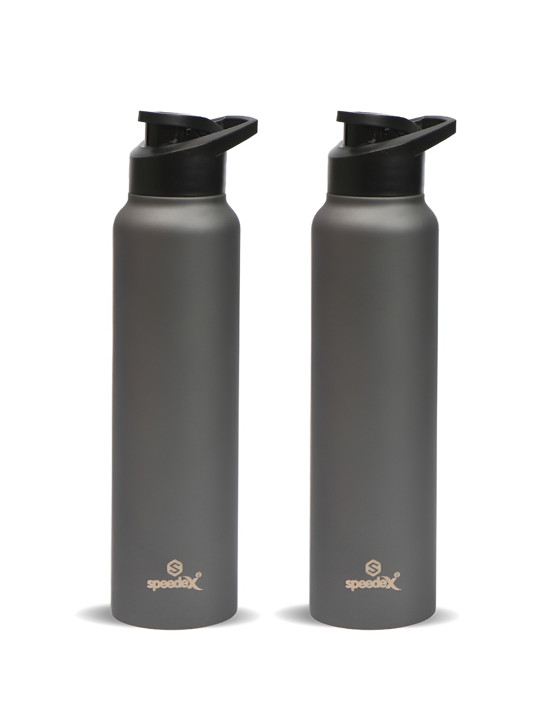 

Speedex Grey Set of 2 Stainless Steel Solid Water Bottle