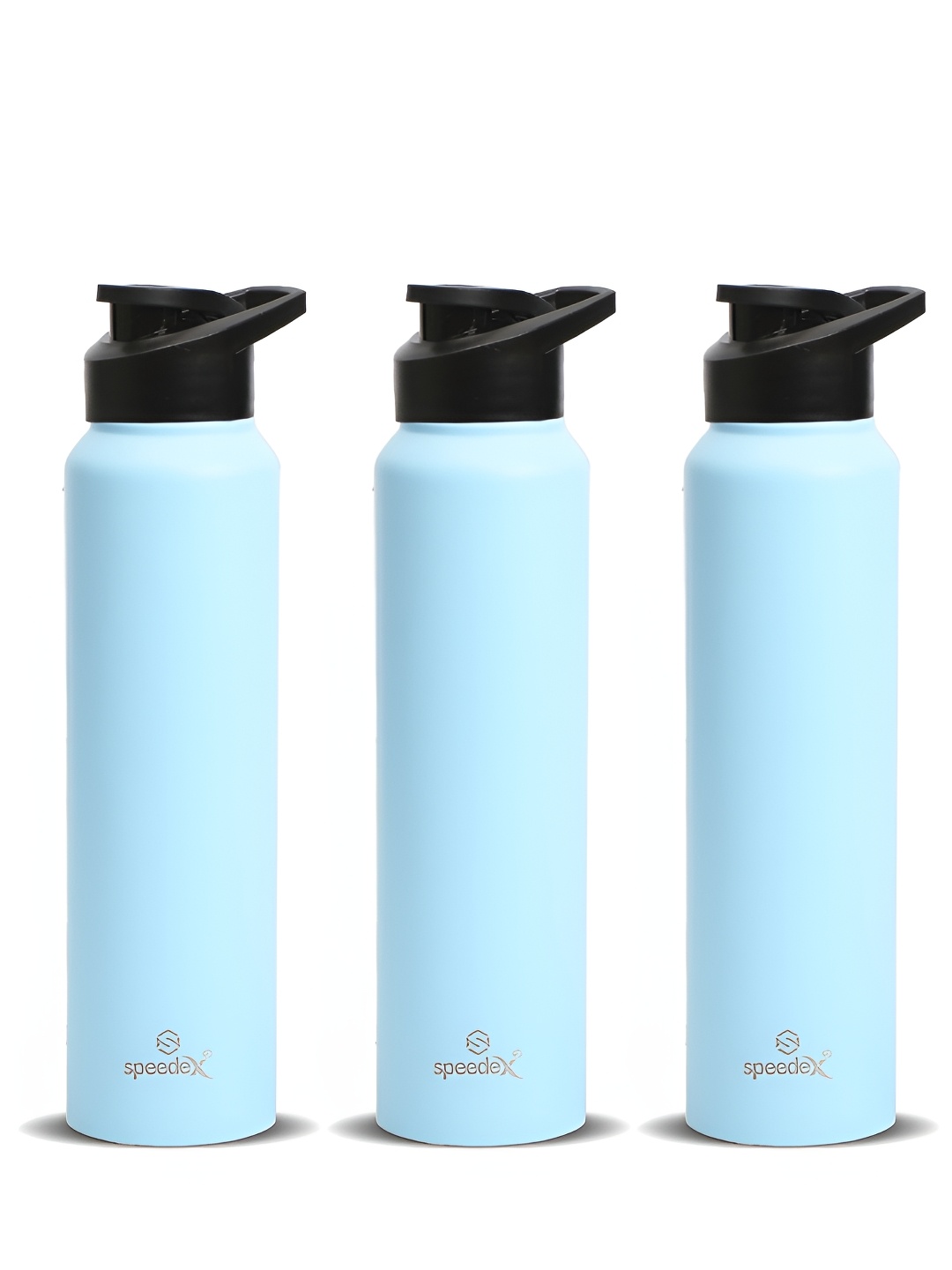 

Speedex Blue Set of 3 Stainless Steel Solid Water Bottle