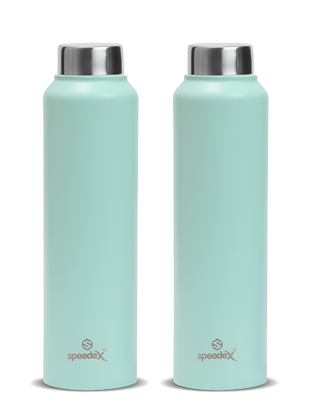 

Speedex Green Set of 2 Stainless Steel Solid Water Bottle