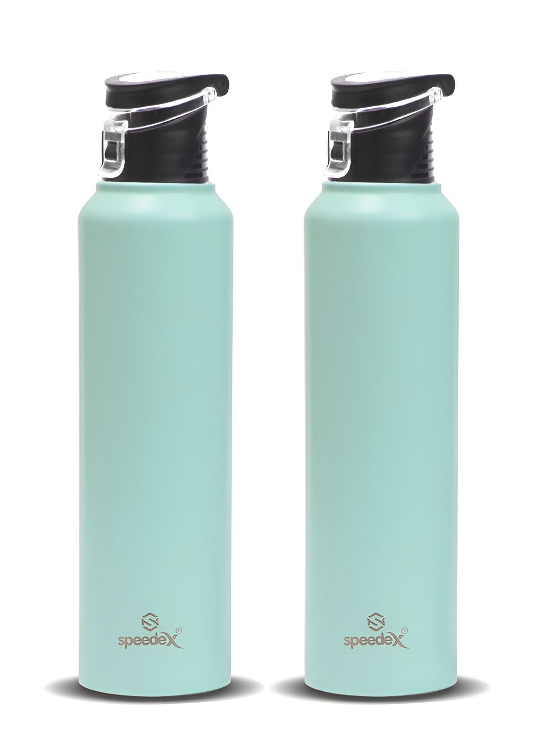 

Speedex Green Set of 2 Stainless Steel Solid Water Bottle