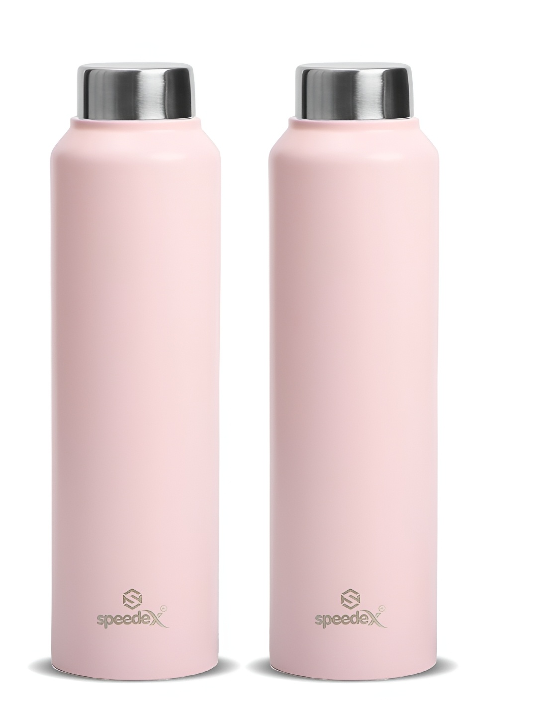 

Speedex Pink Set of 2 Stainless Steel Solid Water Bottle