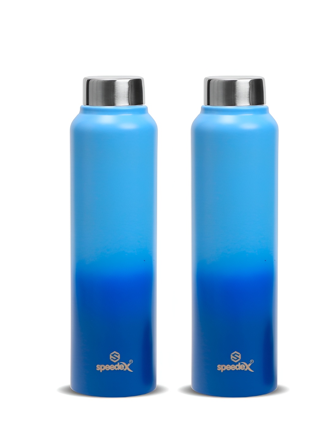 

Speedex Blue Set of 2 Stainless Steel Solid Water Bottle