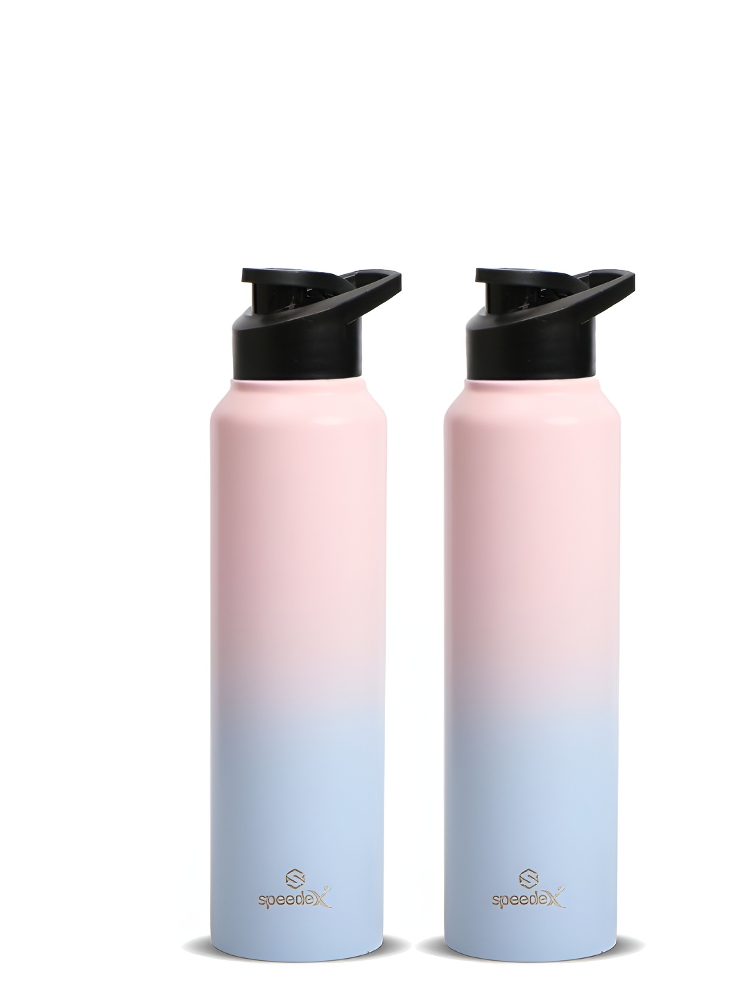 

Speedex Pink Set of 2 Stainless Steel Solid Water Bottle