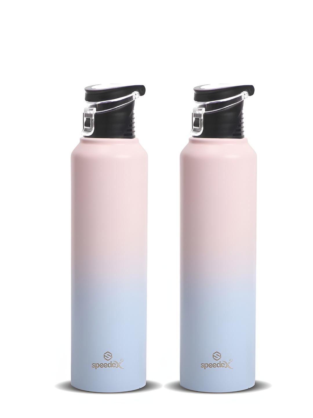 

Speedex Pink Set of 2 Stainless Steel Solid Water Bottle