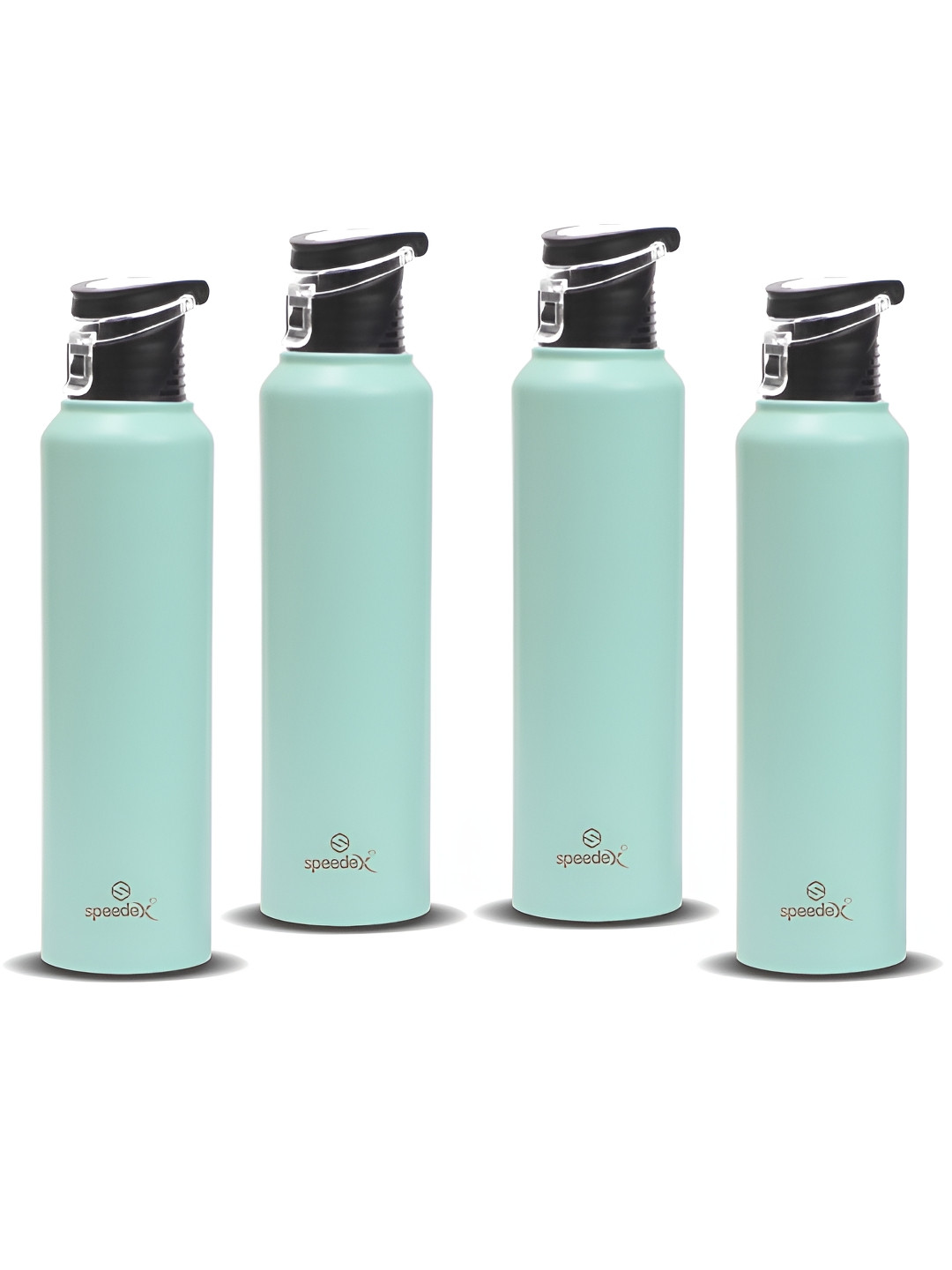 

Speedex Green Set of 4 Stainless Steel Solid Water Bottle