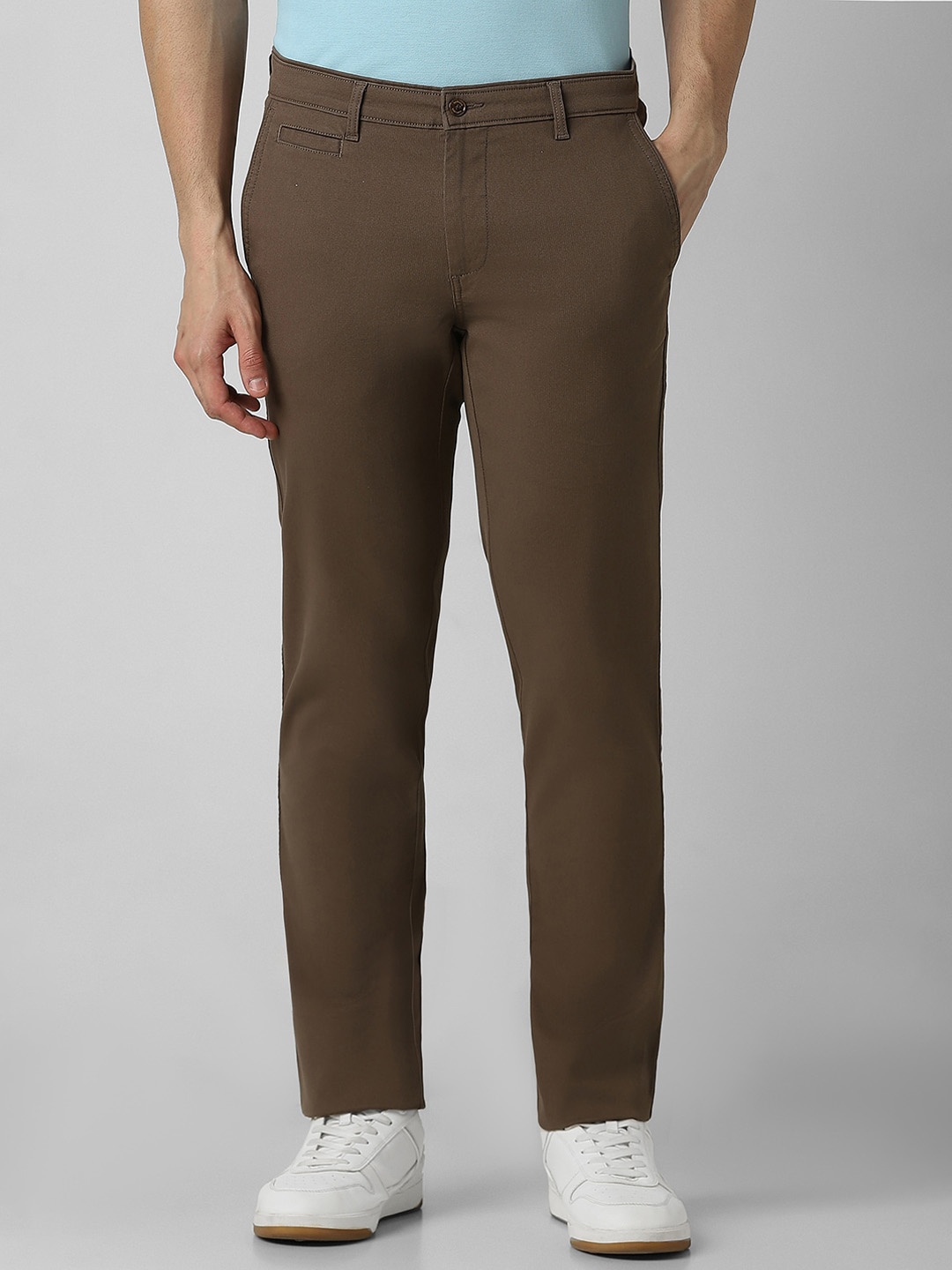 

Van Heusen Sport Men Slim Fit Trousers, Brown