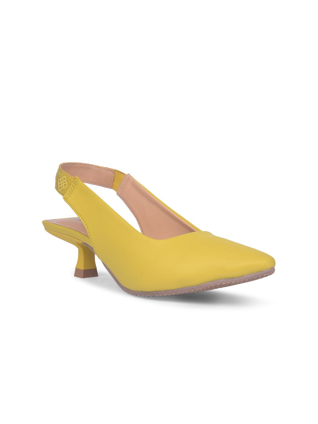 

Bata Pointed Toe Stiletto Pumps Heels, Yellow