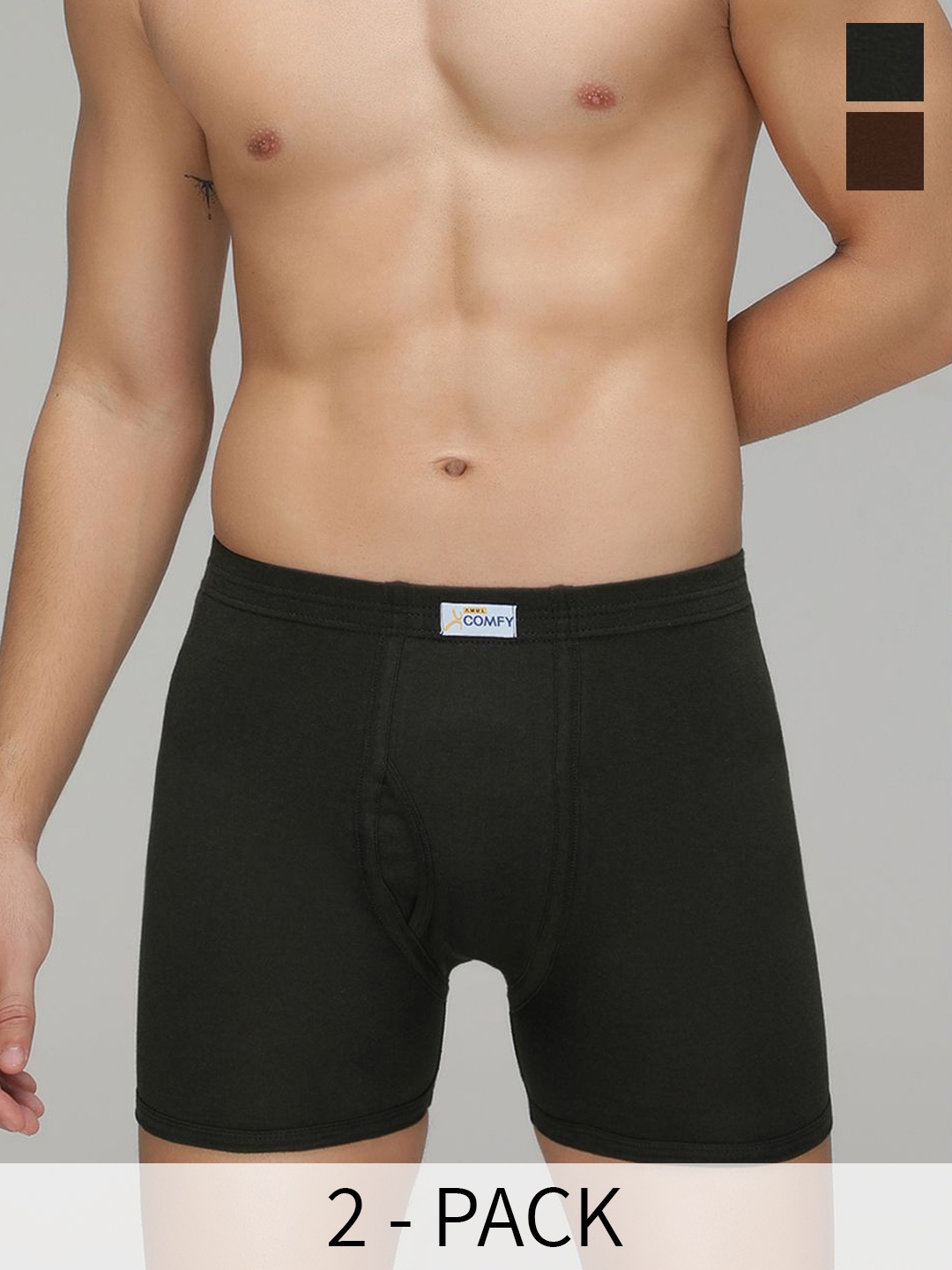 

AMUL COMFY Pack Of 2 Assorted Trunks AC-TR-FCTRIE-MULTI3-XL-2PC