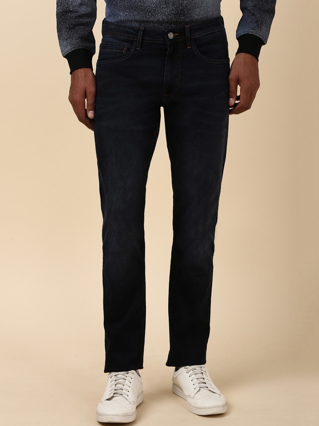 

Allen Solly Men Slim Fit Clean Look Jeans, Black