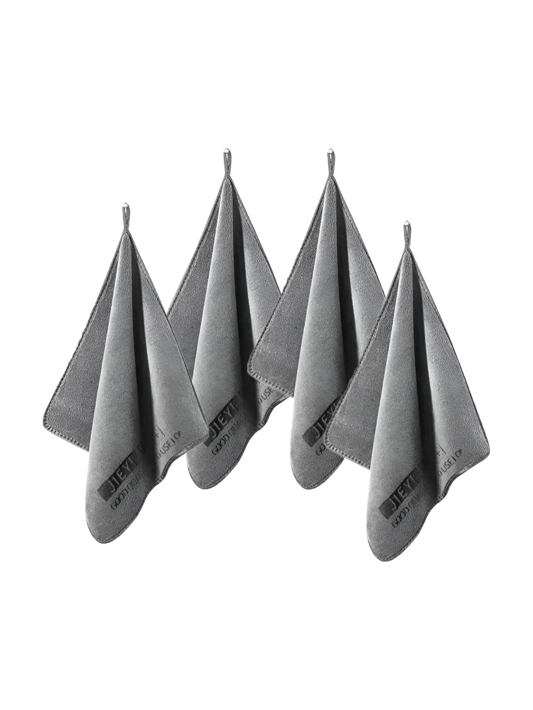 

P-Plus International Grey 4 Pieces Microfiber Cleaning Cloths