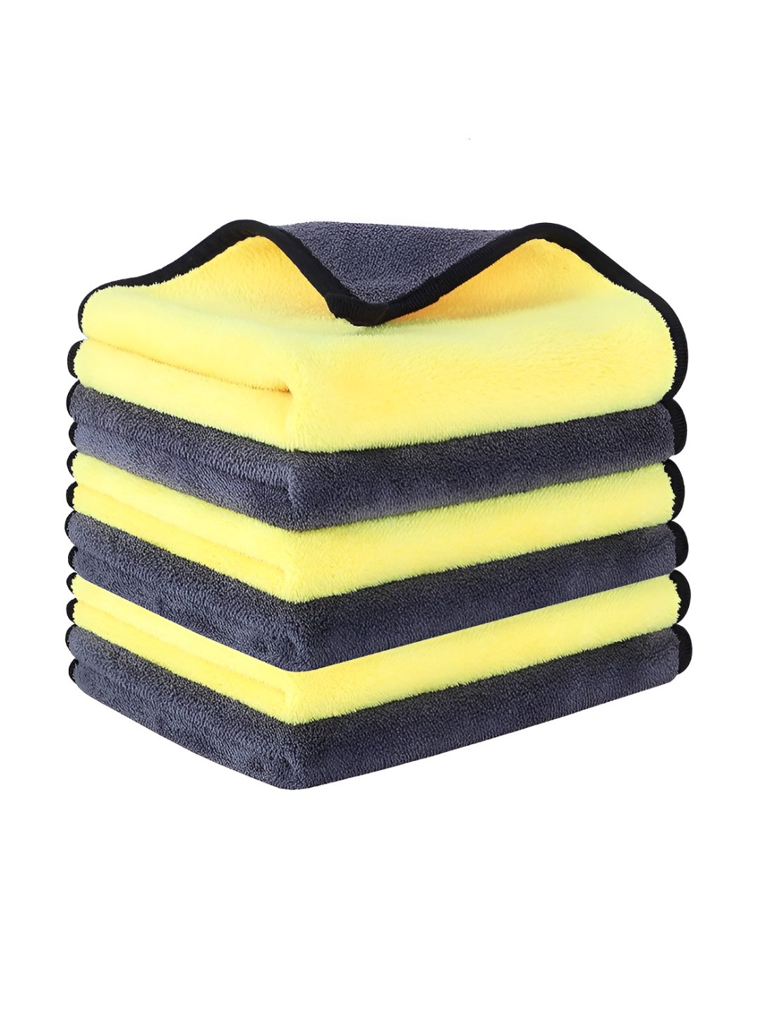 

P-Plus International Grey & Yellow 6 Pieces Microfiber Cleaning Cloths