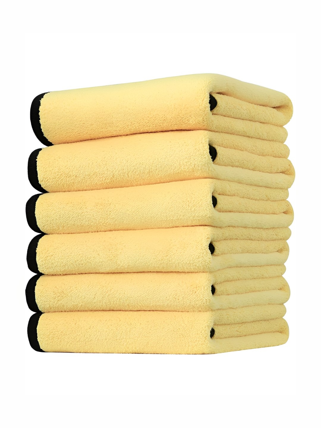 

P-Plus International Yellow 6 Pieces Microfiber Cleaning Cloths