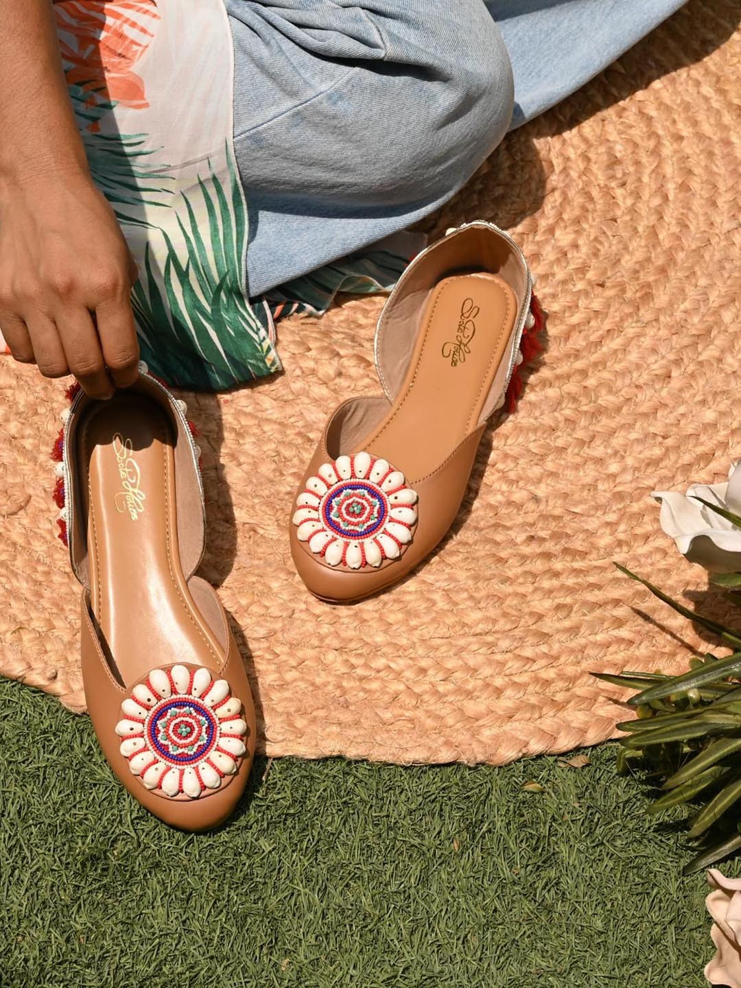 

Sole House Women Open Toe Flats, Multi